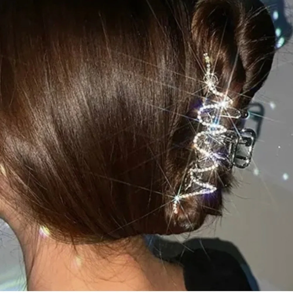 Super Elegant Rhinestone Hairpin to Enhance your Casual or Night Our Hair look